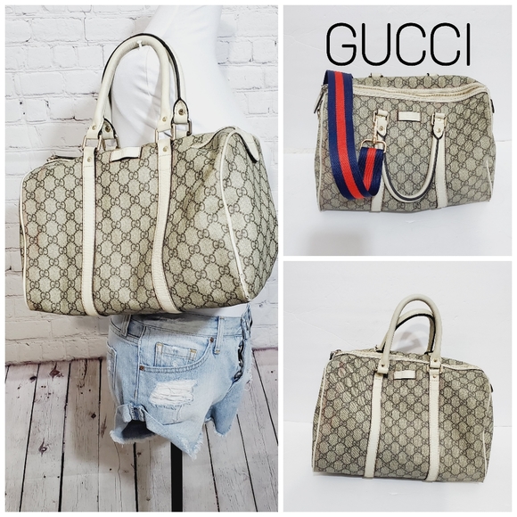 Gucci Handbags - GUCCI auth supreme joy Boston fair condition bag